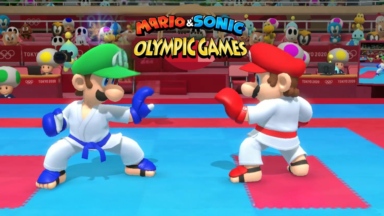 Mario & Sonic At The Olympic Games Tokyo 2020 Karate ( Gameplay ) Luigi ++++ Mario