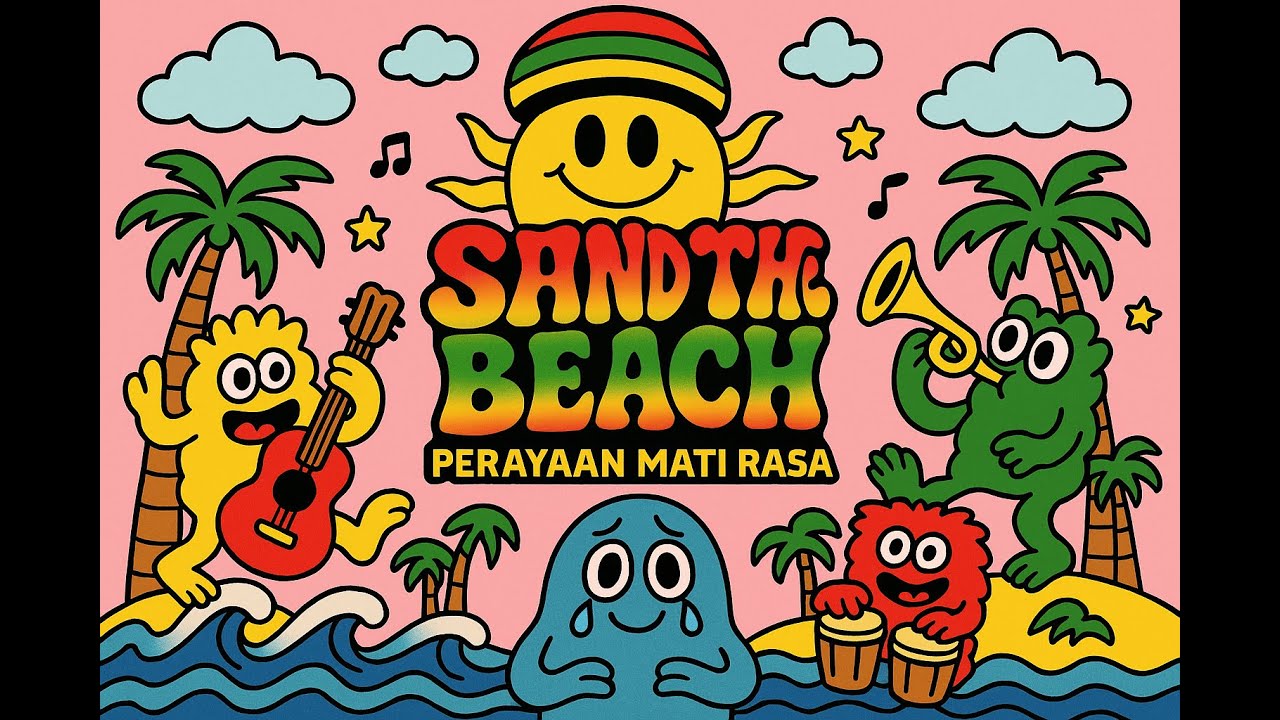 PERAYAAN MATI RASA - UMAY SHAHAB REGGAE VERSION [ COVER SAND THE BEACH ]