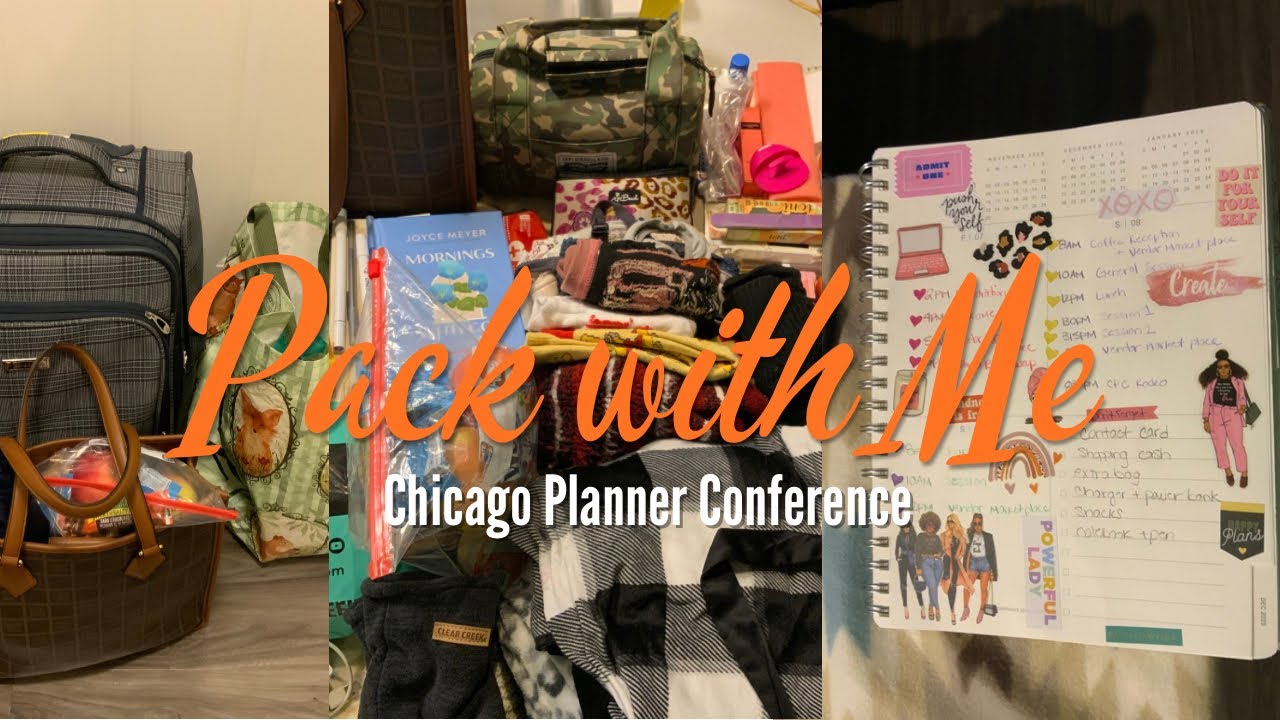 Last-Minute Packing for Chicago Planner Conference 🚉| Packing Cubes & Travel Essentials