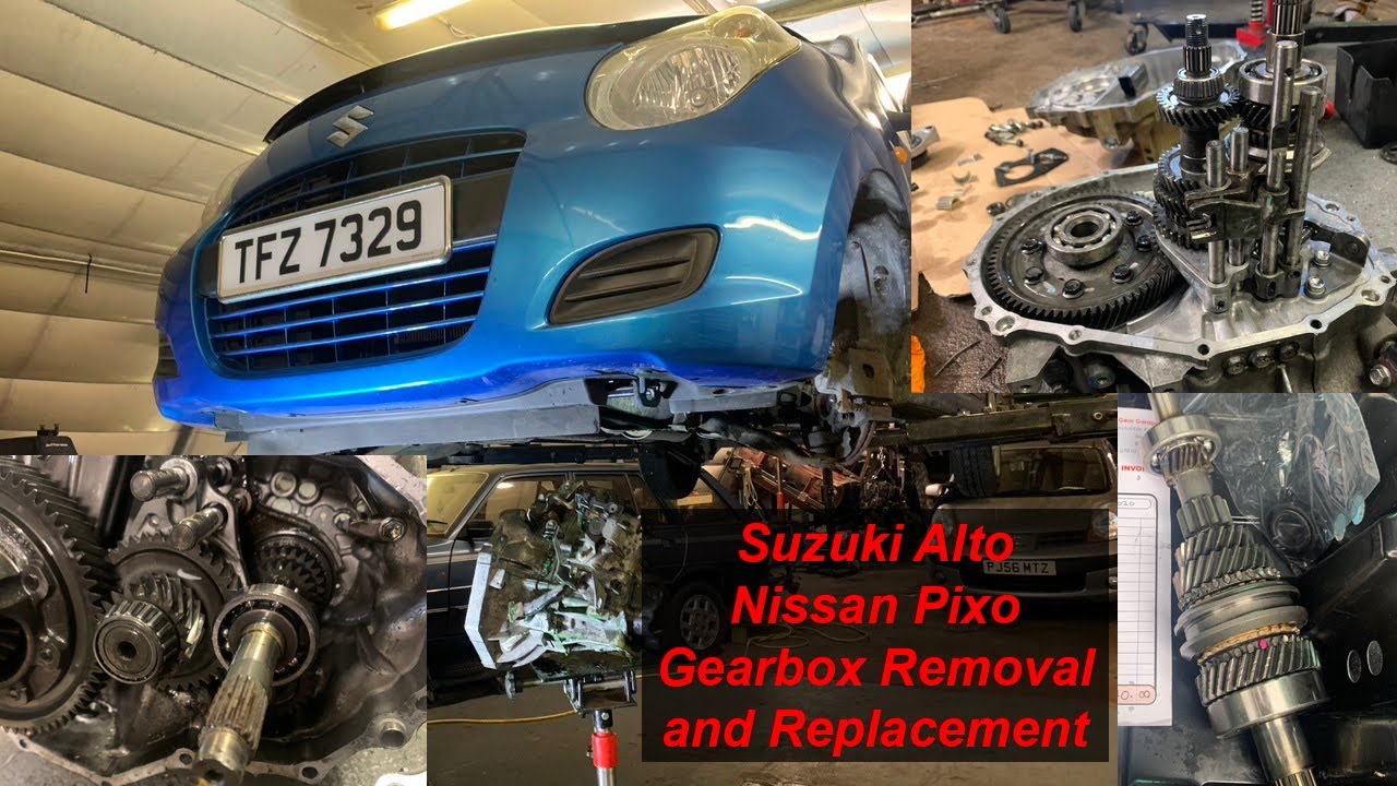 Suzuki Alto / Nissan Pixo Gearbox Removal Repair and Replacement