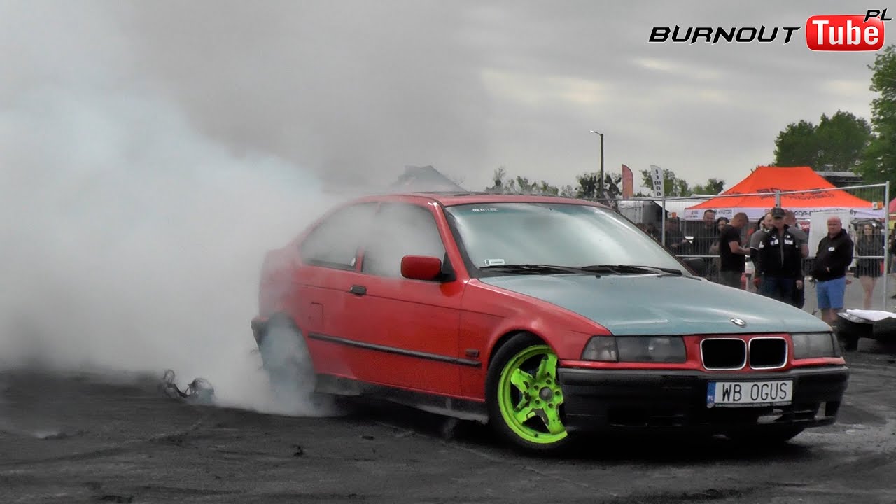 Palenie gumy BMW E36 320 
