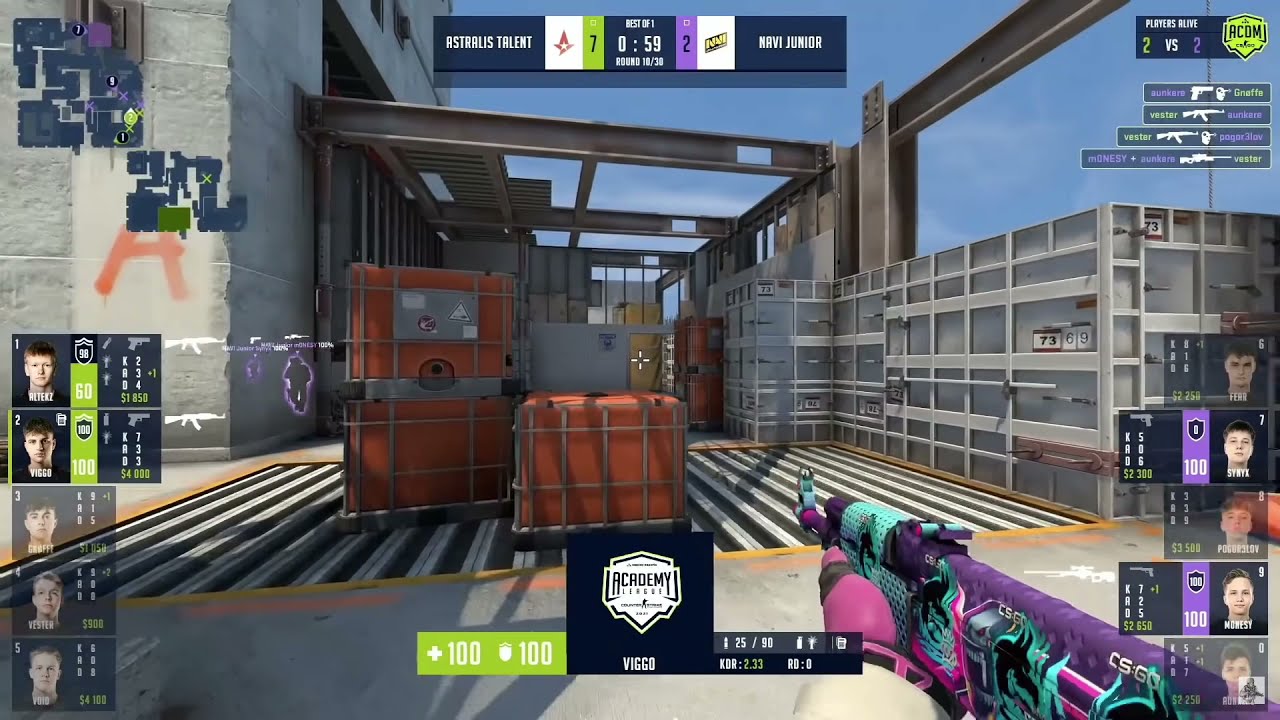 NaVi Junior vs Astralis Talent