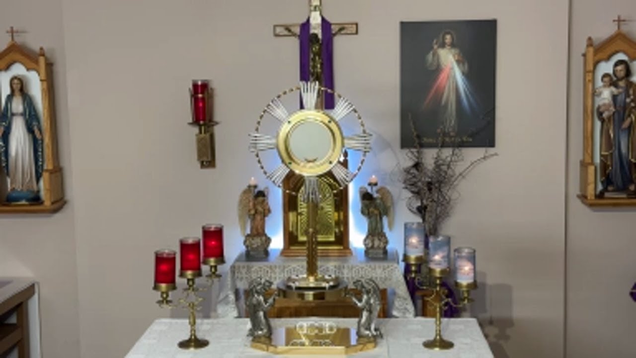 LIVE Eucharistic Adoration - Sisters of Divine Mercy