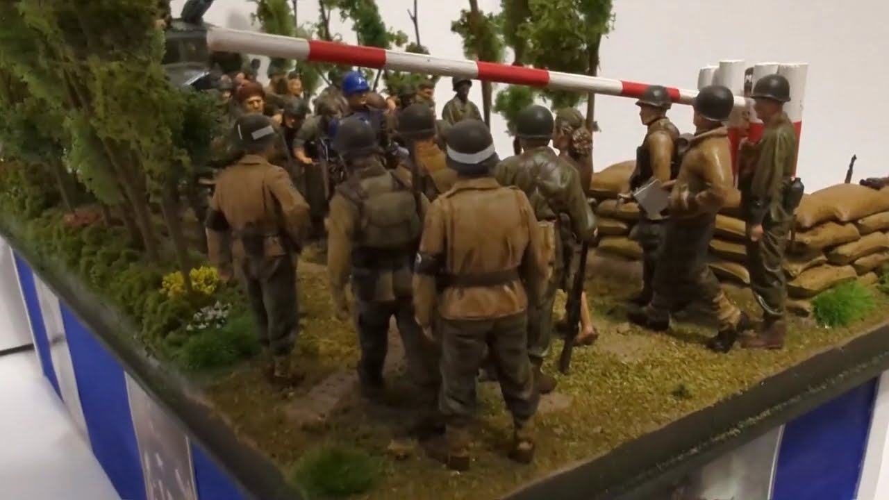 1/35 Captain America diorama triumphant return inspired by the Captain America first avenger movie.