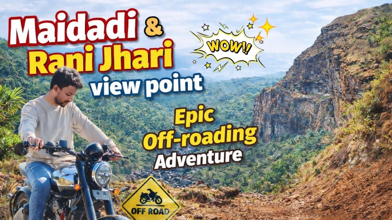 Epic Off-Roading Adventure at Maidadi & Rani Jhari View Point | Ultimate Hill Ride Vlog#explorepage 