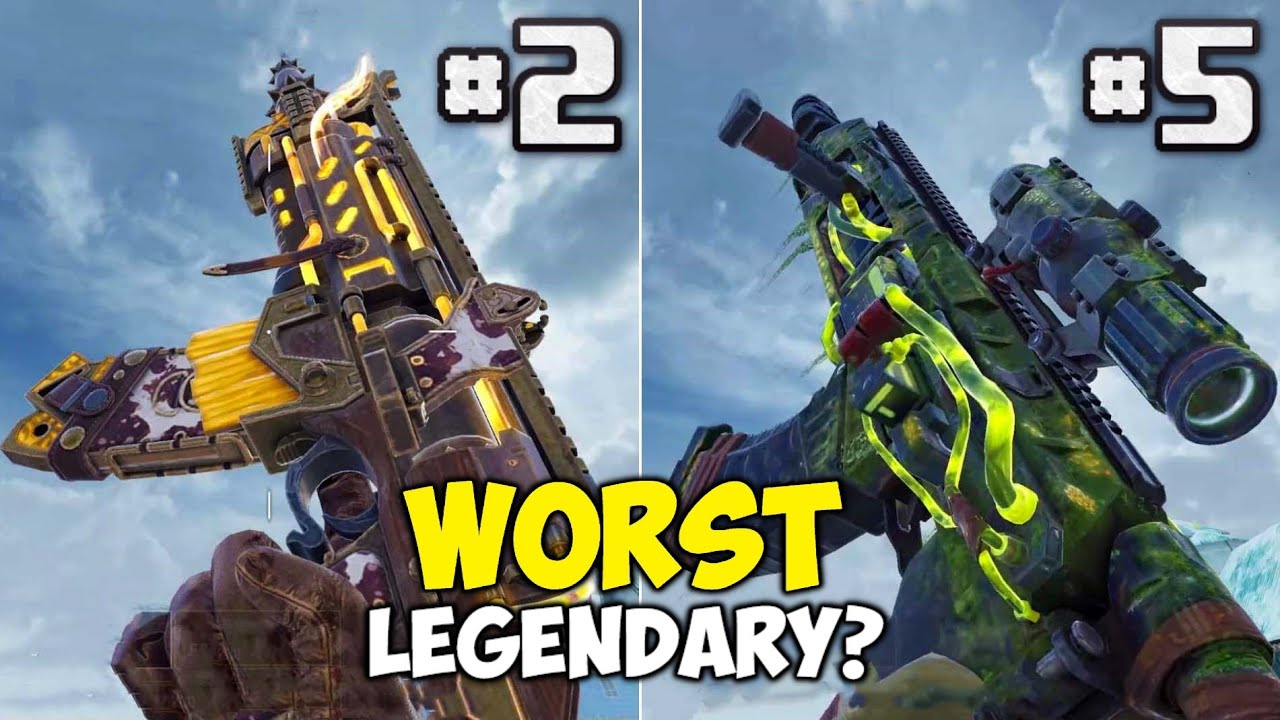 Top 5 Worst Legendary Guns | COD Mobile | CODM