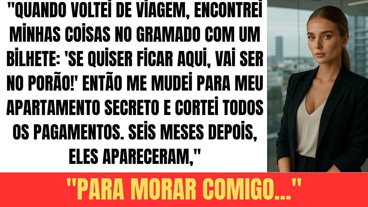 Ele me expulsou rindo, mas não sabia que eu já tinha levado tudo. 😱💸