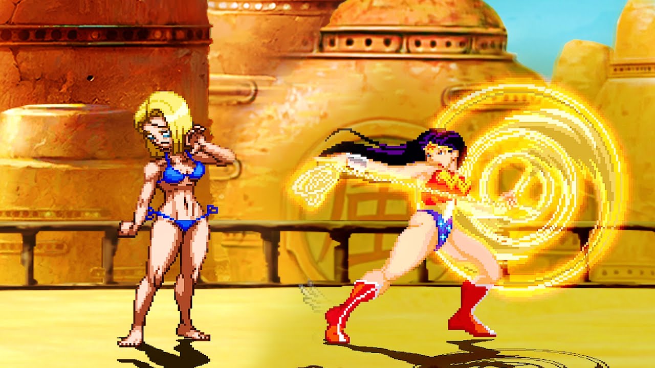 Android 18 Vs. Wonder Women - Amazonian Princess