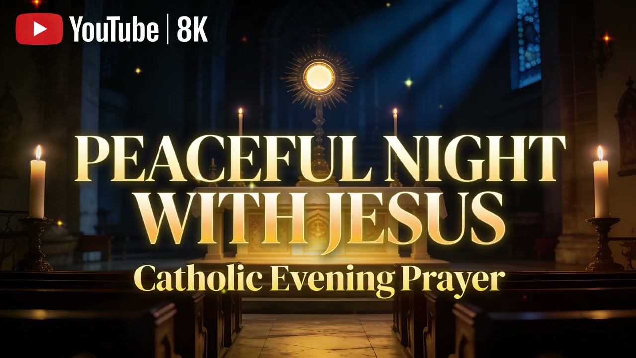 Peaceful Night with Jesus | Catholic Evening Prayer (Healing & Rest)