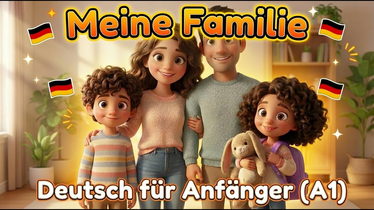 Meine Familie: Deutsch lernen f&uuml;r Anf&auml;nger (A1)