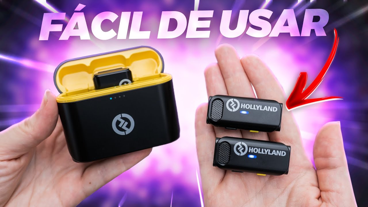 MUITO FÁCIL DE USAR! MICROFONE SEM FIOS para CELULAR E CÂMERA! Hollyland Lark M1 review