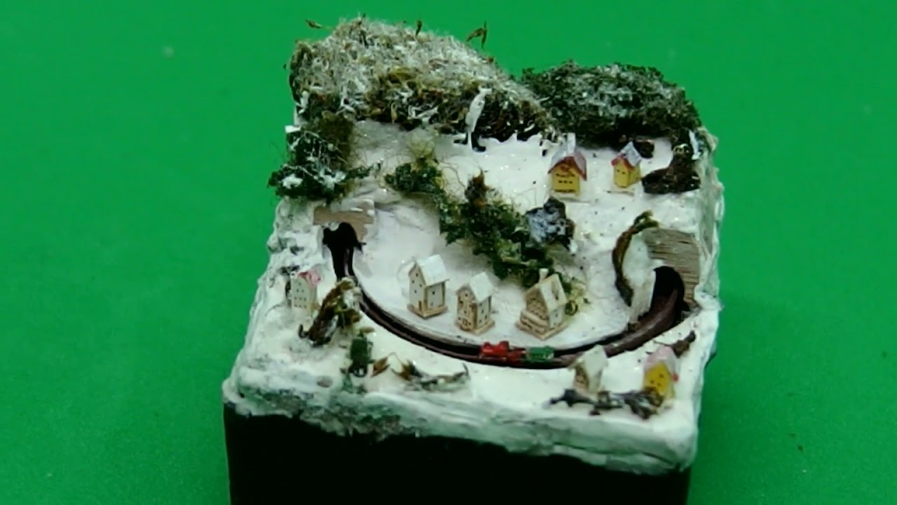 Kleines Winterdiorama 1zu4000