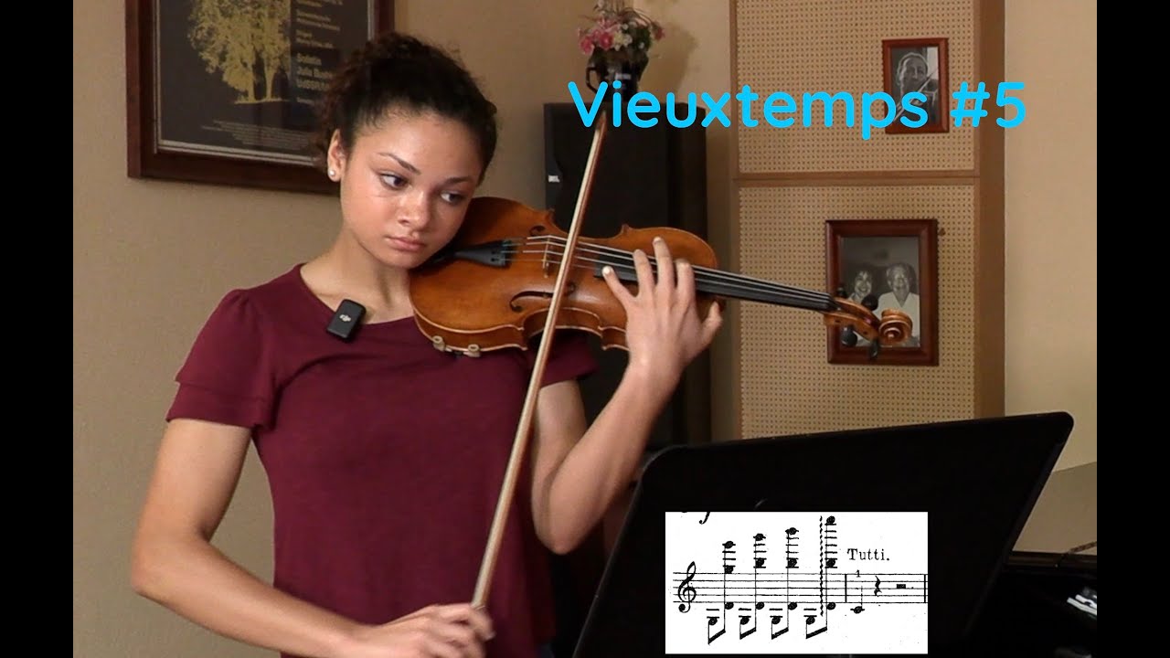 Working on Vieuxtemps Violin Concerto #5 (Part II)