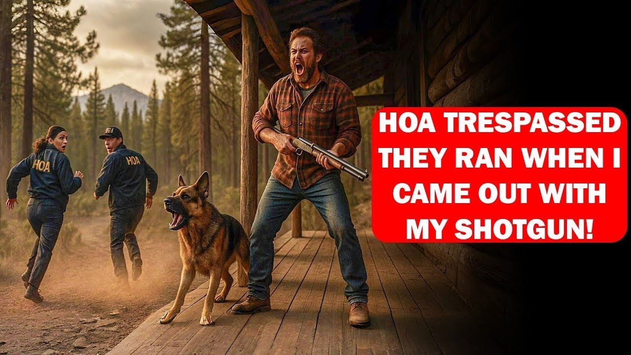 HOA Agents Fled My Cabin When I Came Out With a Shotgun—I'm Not in Their HOA!