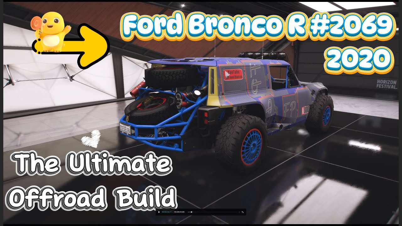 The ONLY Ford Bronco R 2020 Tune You Need for Dirt FH5 Best Build Setup Stop Sliding Forza Horizon 5