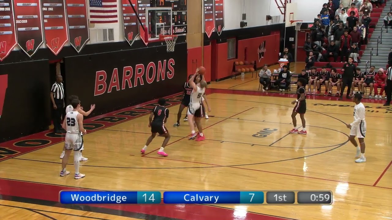 Boys Varsity Basketball GMC Tournament: Woodbridge vs Calvary | February 8, 2024