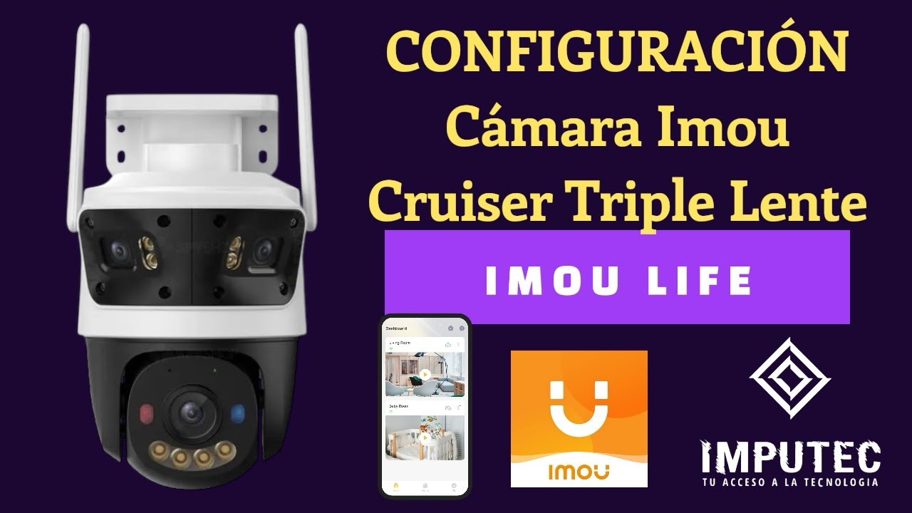Cómo configurar Cámara IMOU CRUISER TRIPLE LENTE 🚨 APP IMOU LIFE - TODAS LAS FUNCIONES ✅