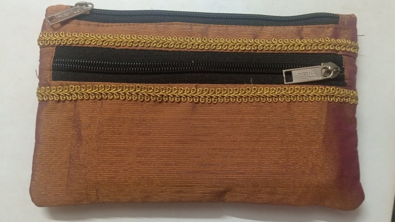 # 3 Zipper Pouch Cutting and stitching #Tailoring in Tamil # I am 60 plus #