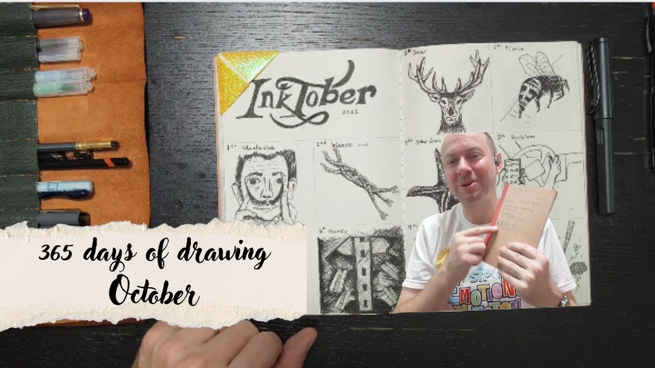 Inktober 2025 Drawing Challenge Reflections