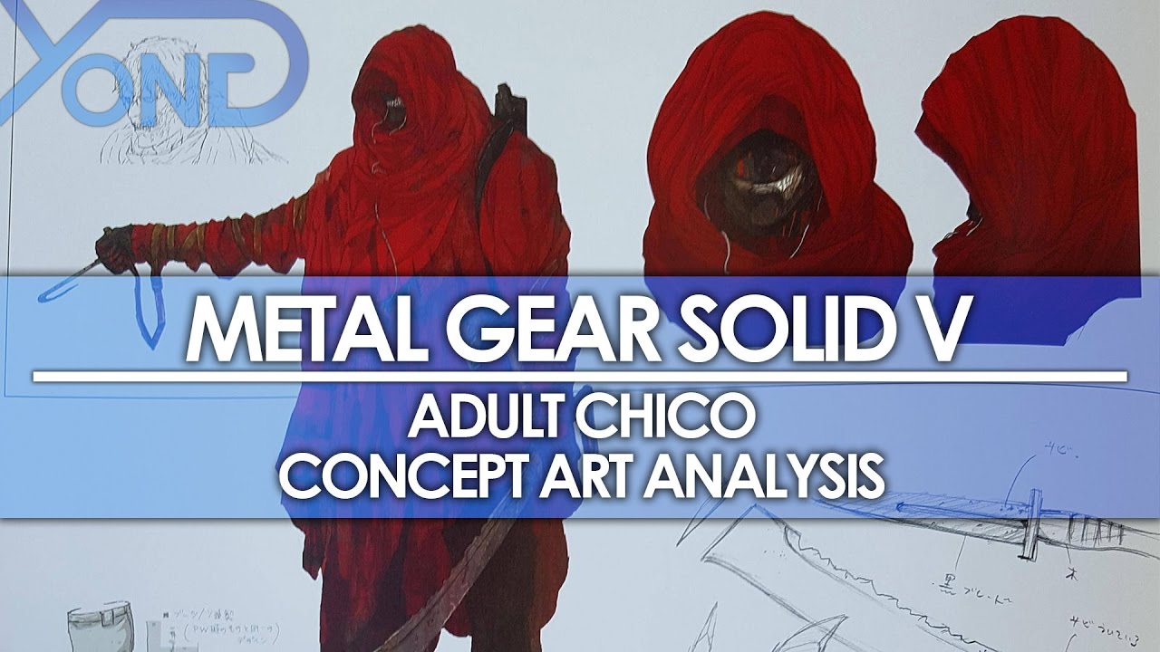 Metal Gear Solid V - Adult Chico Concept Art Analysis