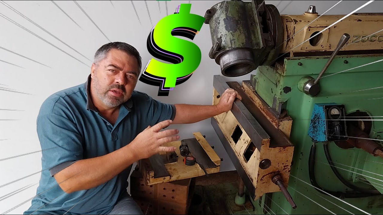 Estou transformando uma plaina limadora numa fresadora especial