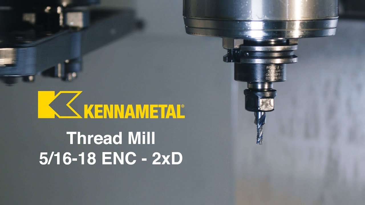 Thread Mill Inconel 625 | Kennametal | CNC Machining