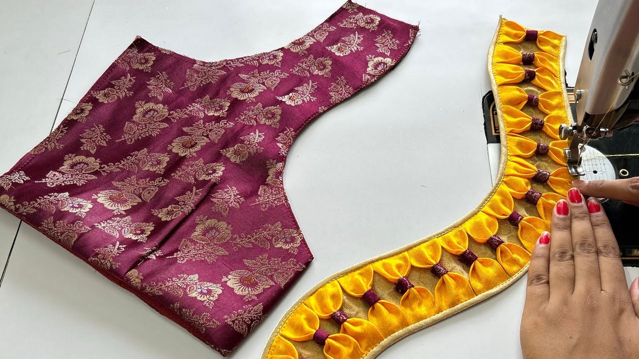 Blouse Ka Design | Back Neck Blouse Design | Cutting And Stitching Back Neck Blouse Design | Blouse