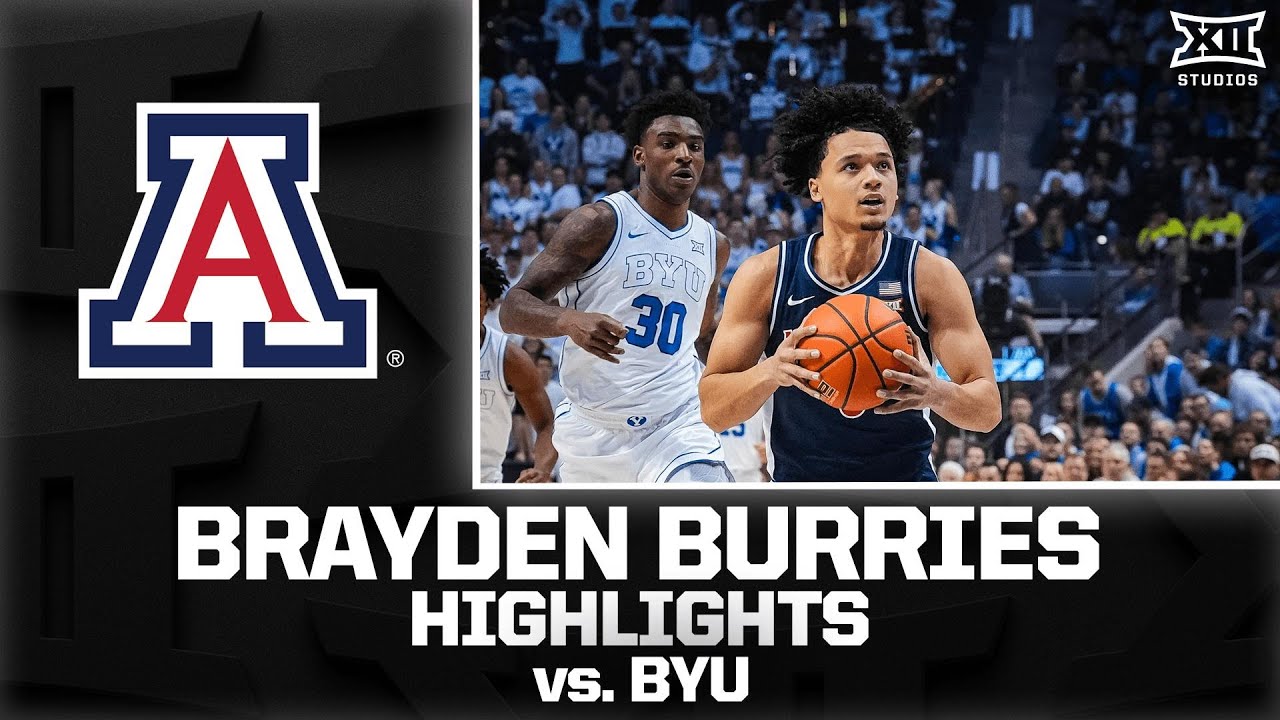 Brayden Burries DROPS 29 POINTS vs. #13 BYU🍿🍿 | 2025-26 Big 12 Basketball