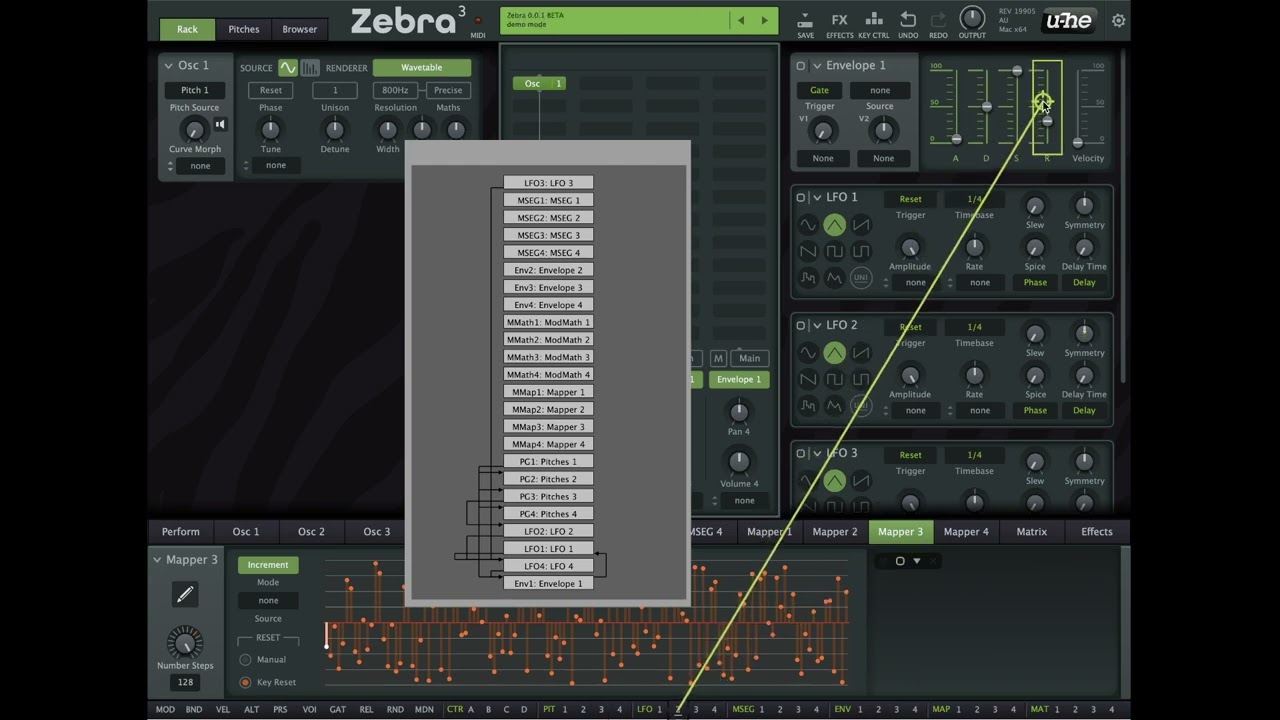 Zebra 3 Modulation Graph WIP