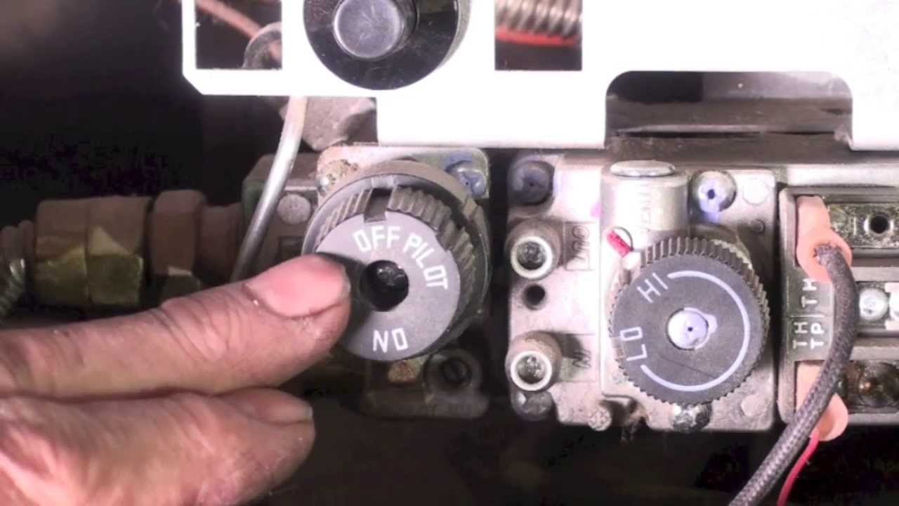 How to light the pilot of the gas fireplace