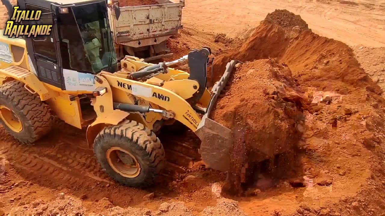 Pá Carregadeira W130/wheel loader/carregamento de terra.