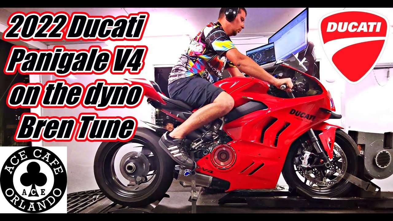 2022 Ducati Panigale V4 Dyno Test with Bren Tune and Termignoni exhaust 