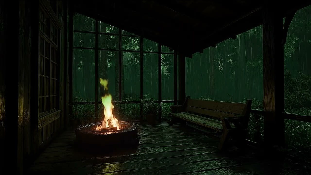 Heavy Rain & Thunderstorm Sounds 🌧️ Deep Sleep Ambience for Relaxation and Night Calm