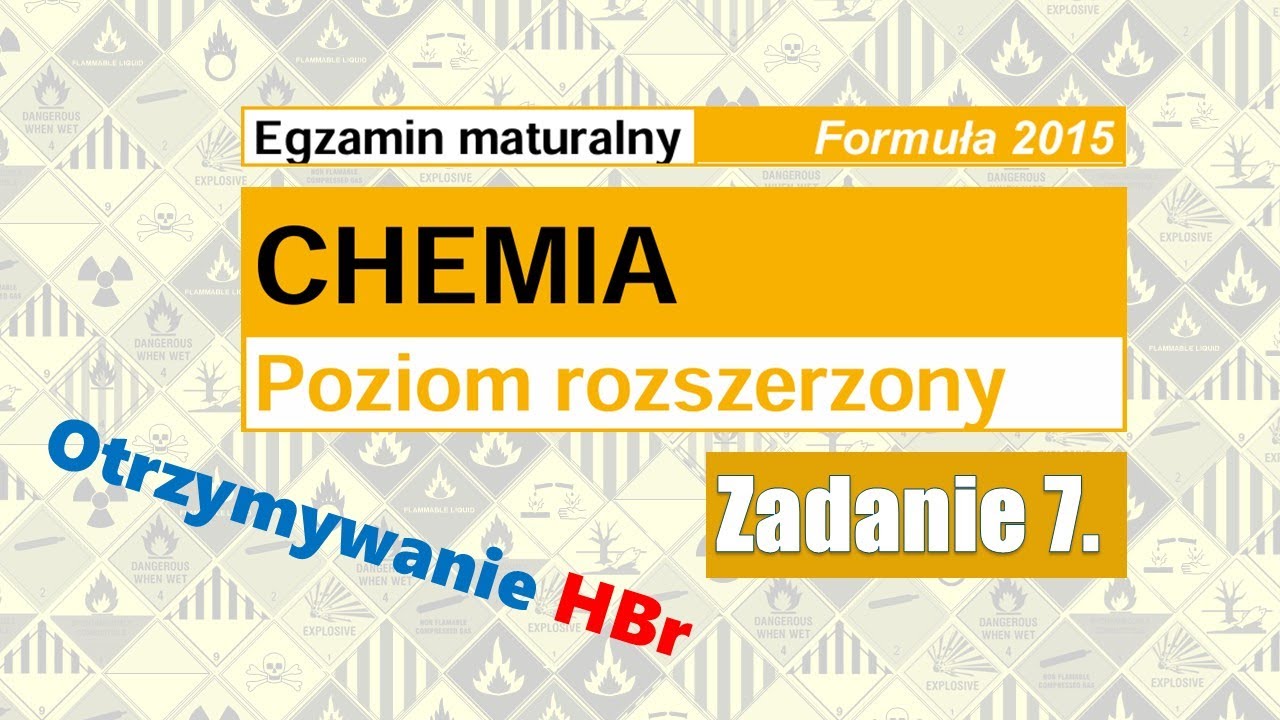 Zadanie 7. MATURA chemia 2025 (Formuła 2015)