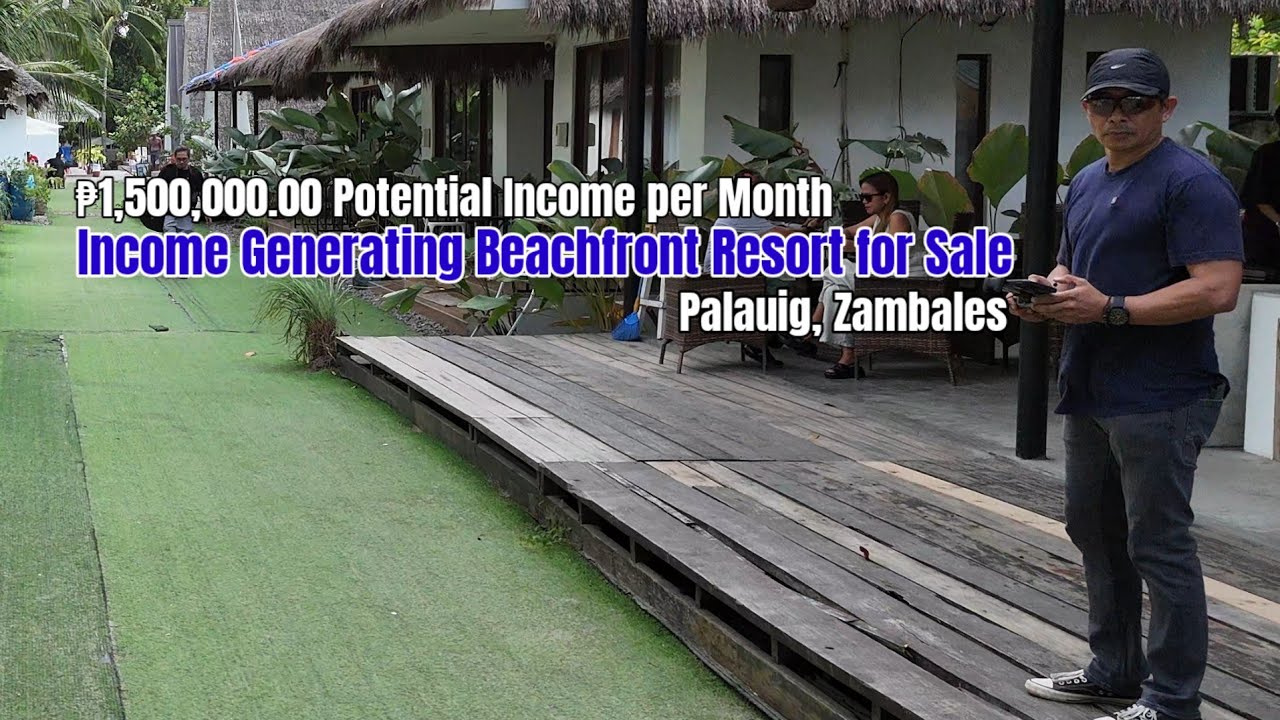 Beachfront Resort Earning ₱1.5 M a Month for Sale | Zambales 
