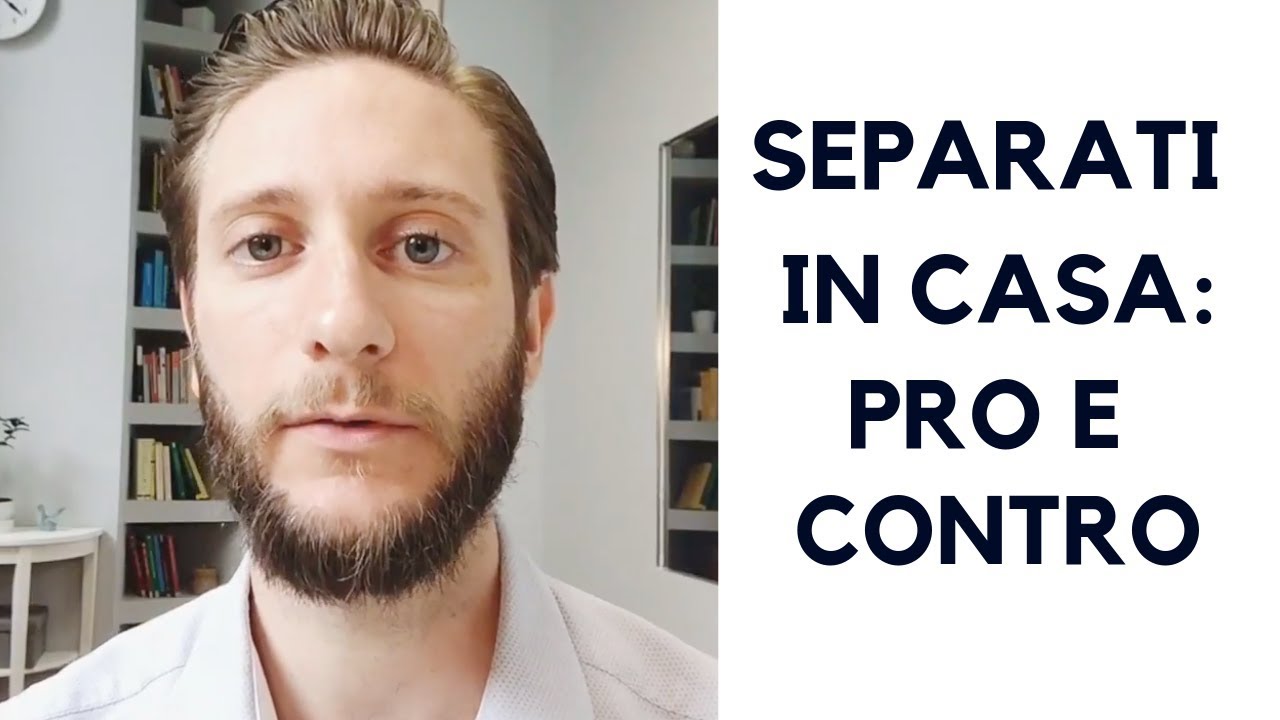 Separati in casa: pro e contro