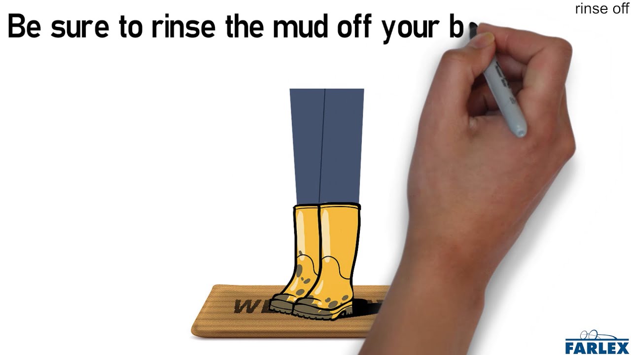 rinse off