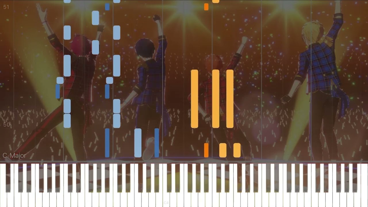 【Synthesia】Unstoppable Love! | Trickstar | Piano