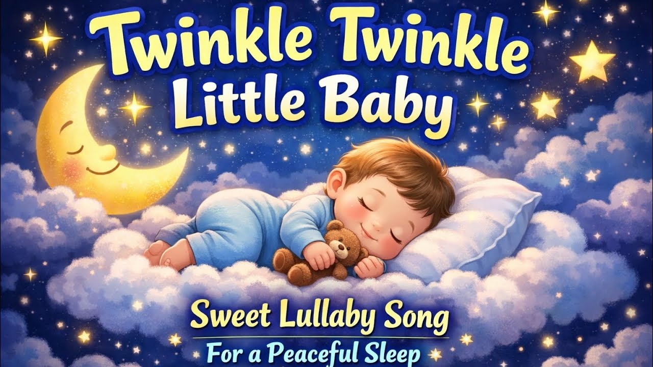 Twinkle Twinkle Little Baby 🌙✨ | Sweet Lullaby Song for Kids | Bedtime Nursery Rhyme