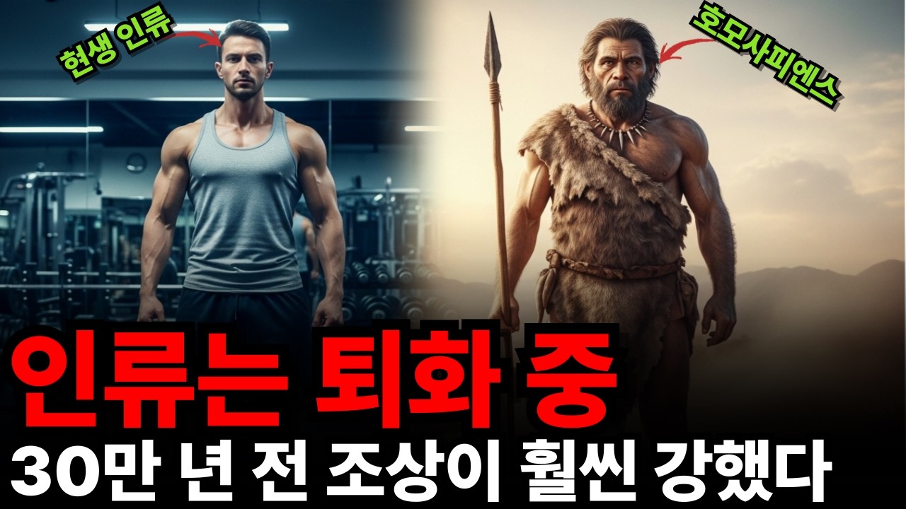인류는 진화하고 있는가, 퇴화하고 있는가 (30만년간 인류의 변화)