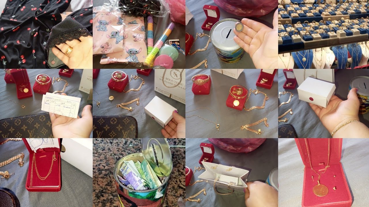 مشترياتي 🛍️ قطعة جديدة من ذهب 🤗حتى نتي تقدري تشري ذهب ❤️ غير ب10 دراهم 💰