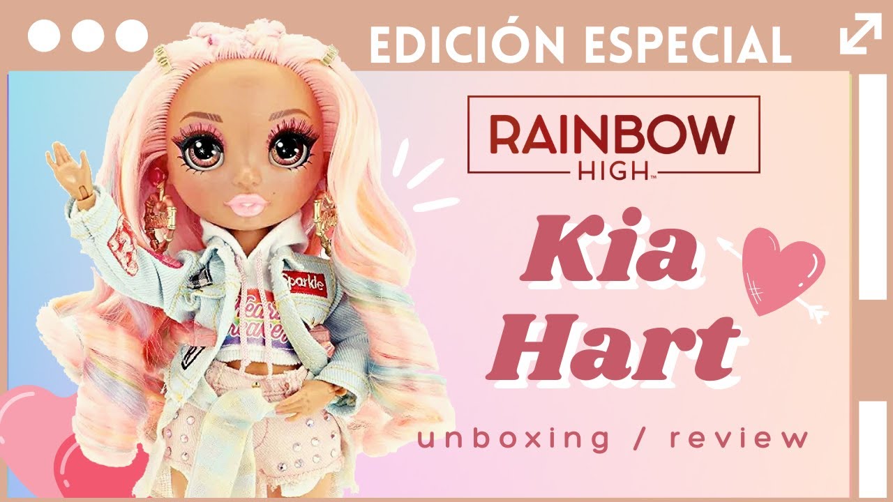 💖 Abriendo a Kia Hart de Rainbow High 1er edición especial review/unboxing