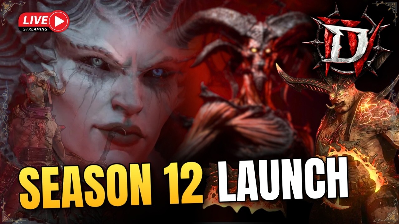 Season 12 Launch Race + 30h+ Blast | Diablo 4 Season 12