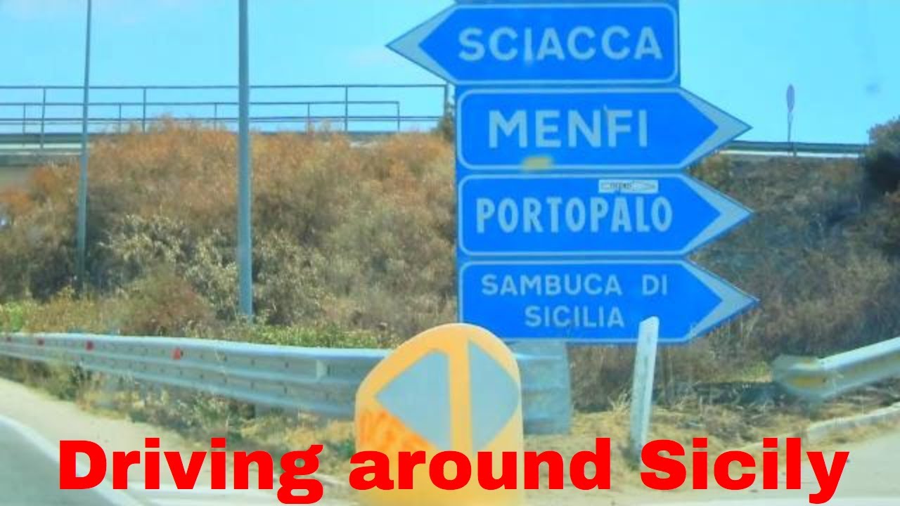 A Scenic Drive to Trapani.Agrigento.Gela.Siracusa SICILY