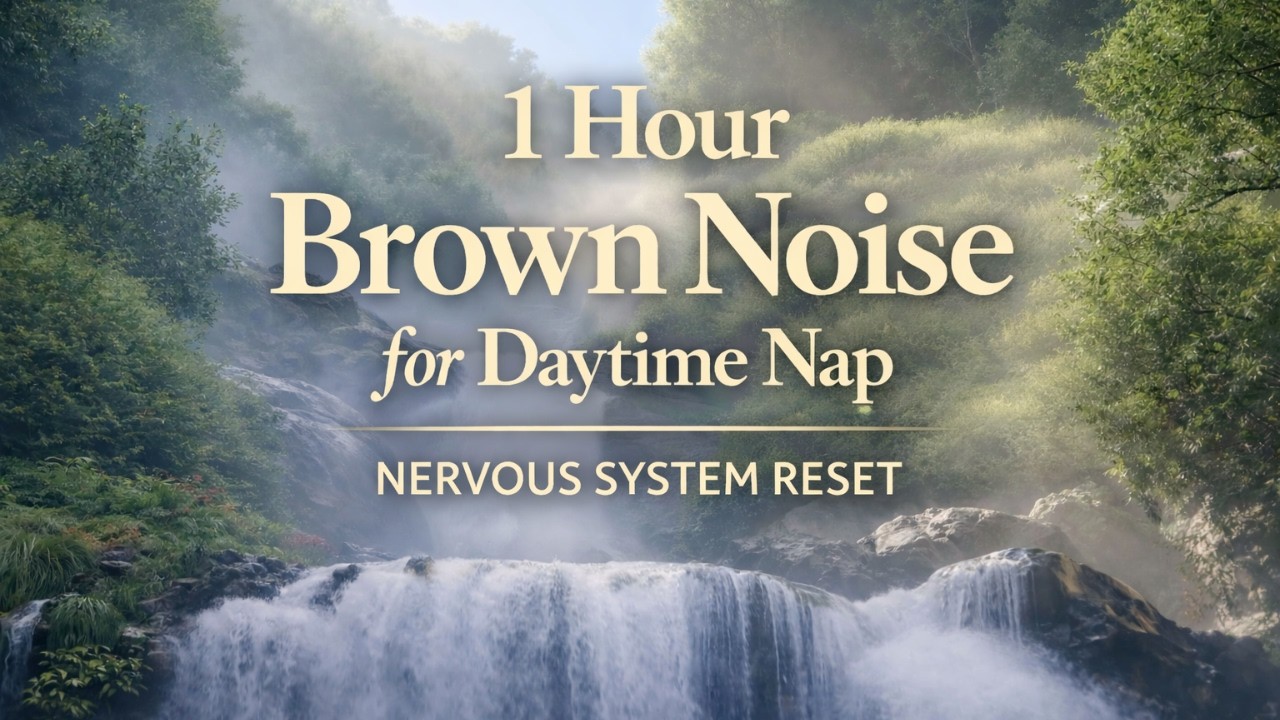 1 Hour Brown Noise for Daytime Nap • Nervous System Reset
