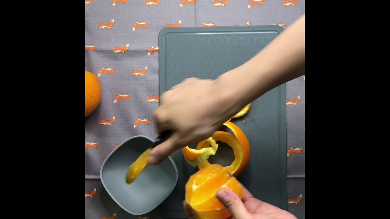 How To Cut Orange For Your Baby