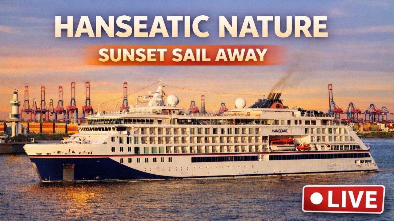 HANSEATIC NATURE Sail Away Hamburg | Sonnenuntergang an der Elbe