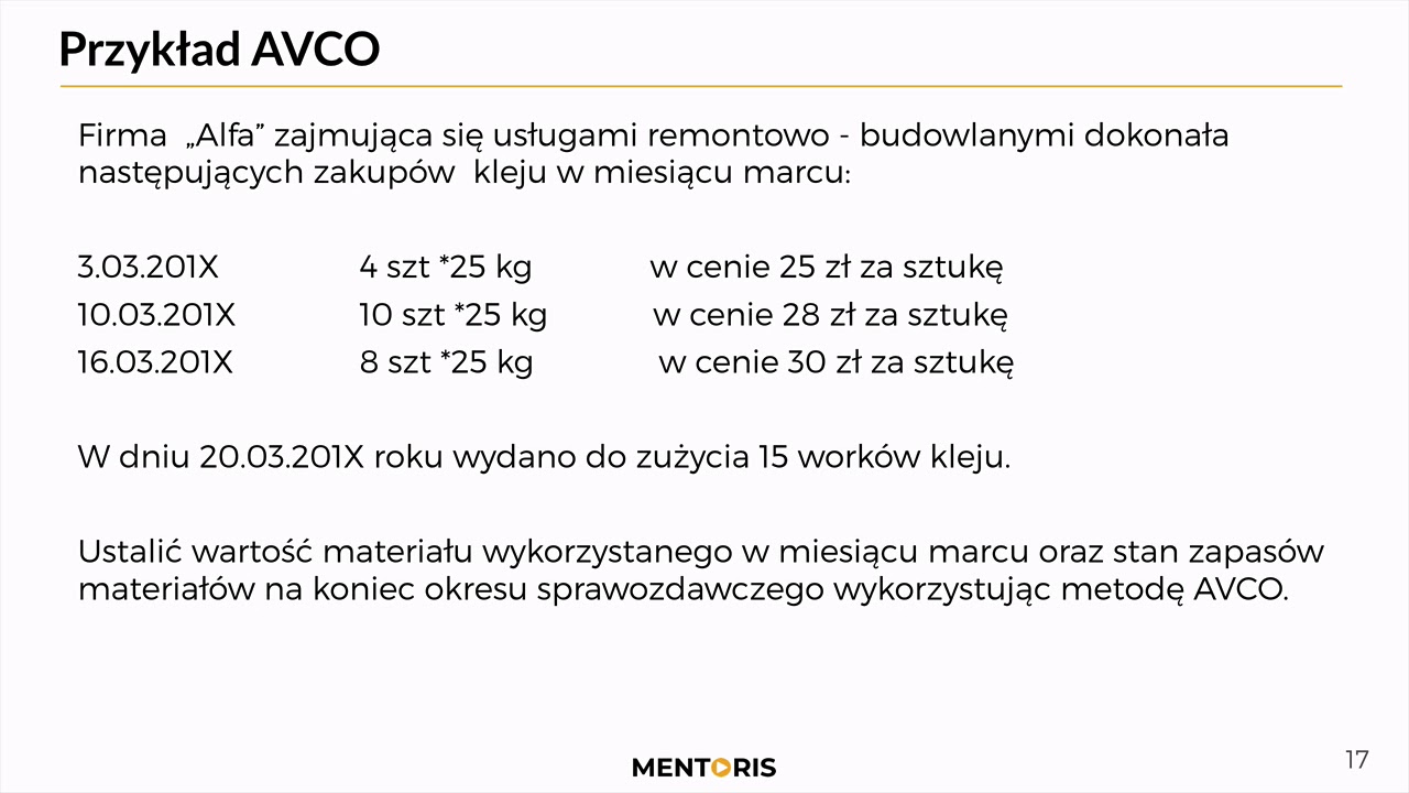 5. [AKTUALIZACJA] Metoda AVCO