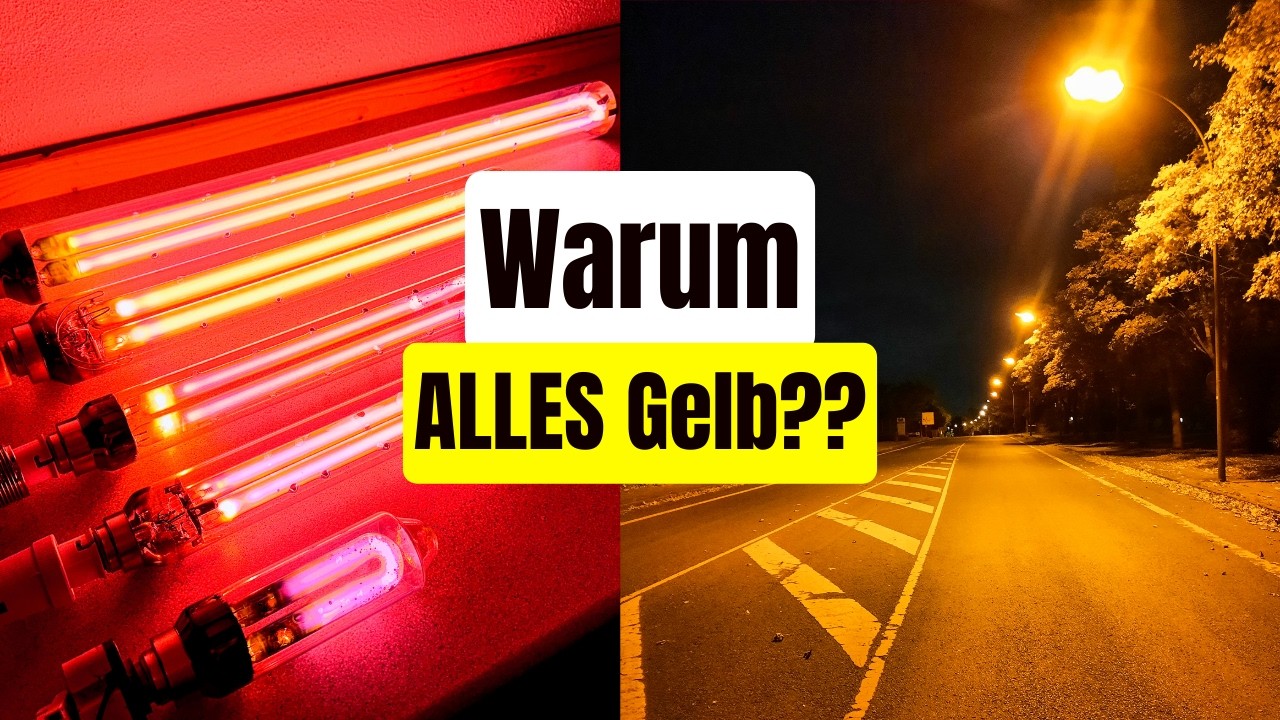 Das Licht, das alle Farben verschwinden lässt!! Die Natriumdampf-Niederdrucklampe erklärt.