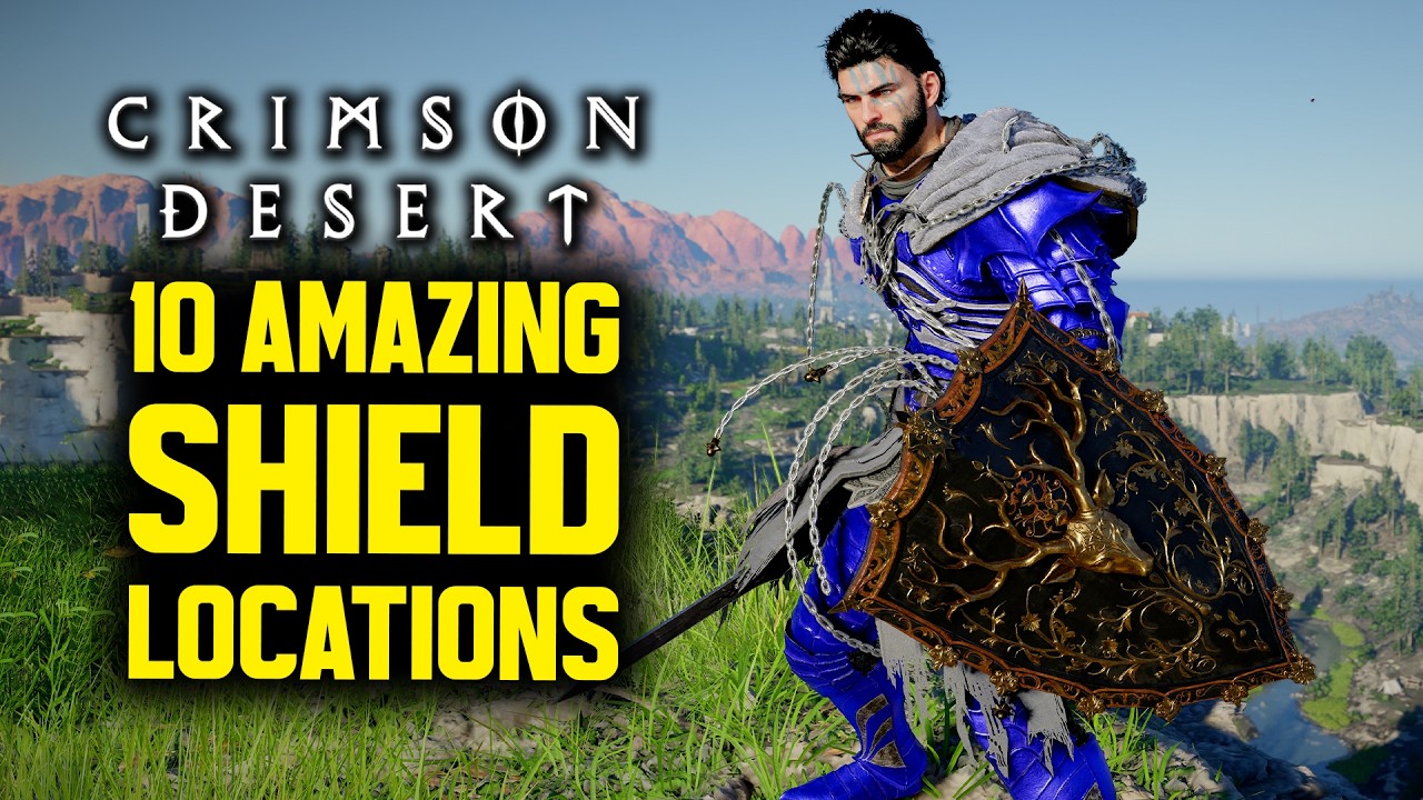 Crimson Desert - How to Get 10 Amazing Shields (Locations & Guide)